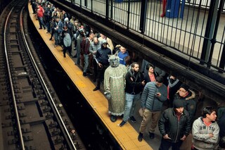 Halloween costumes 2023 New York City NYC party subway