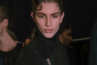 Diesel Black Gold AW15, womenswear, Dazed backstage, zipper