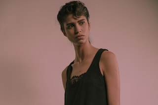 Diesel Black Gold AW15 womenswear Dazed backstage lace waist