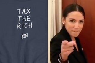 AOC tax the rich sweatshirt