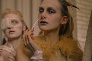 Ammerman Schl&#246;sberg AW15, womenswear, fur, beige, nails, NY