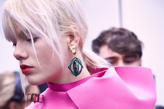 MSGM AW15, Dazed, Womenswear, Drop Earrings, Pink Top