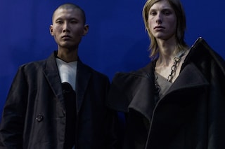 Backstage at Rick Owens paris pfw