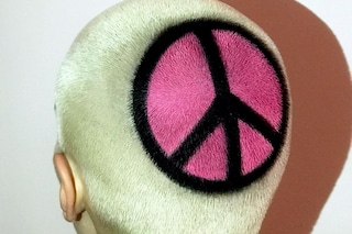 Janina zais buzzcut hair colour dye 