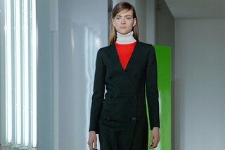 Jil Sander AW15, Dazed runway, Womenswear, Cream Turtleneck