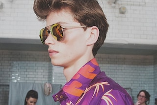 Katie Eary SS15 menswear backstage Dazed
