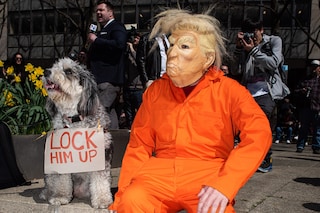 Photos from Trump’s courtroom arrest