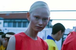 Wali Mohammed Barrech SS15, Dazed backstage