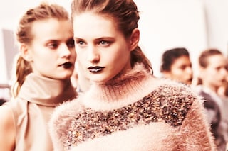 Trussardi AW15, Dazed backstage, Milan, Womenswear
