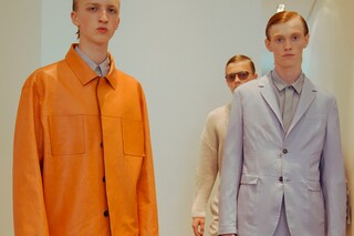 Backstage at Jil Sander SS17