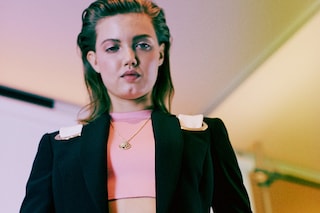 Dazed backstage Versace SS15 Lea Colombo