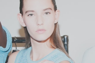 Backstage at Pringle SS15 