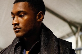 Phillip Lim AW15 Mens Paris Backstage Coat Blue Texture