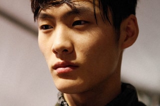 Phillip Lim AW15 Mens Paris Backstage Cardi Green Zip