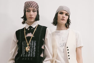 Backstage at the AW20 Dior fashion show 4
