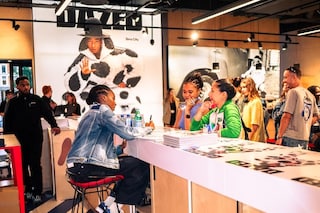 little simz vanz dazed signing oxford street london lfw