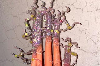 Citlali Gutierrez gummy nails