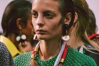 Backstage at Marni SS15