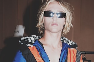 Backstage at Moschino Mens AW15