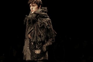 Salvatore Ferragamo Bull Check Brown Jacket Menswear AW15