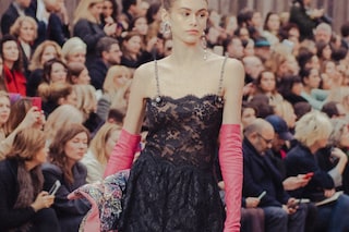 chanel aw18 forest fw18 paris fashion week pfw kaia gerber