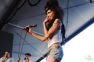 Amy Winehouse in Zap Pow shoe