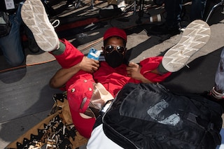 Photos from Trump’s courtroom arrest