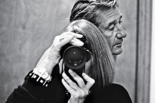 AS Self-portrait with Helmut at the Chateau Marmon