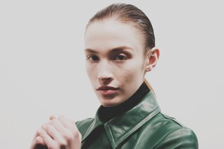 H by Hakaan Yildirim AW15, Womenswear, Dazed backstage green
