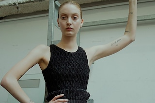 Iris Van Herpen AW15 Dazed backstage womenswear texture