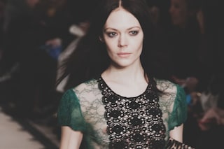 Burberry Prorsum AW15 Womenswear runway Dazed 70s dress