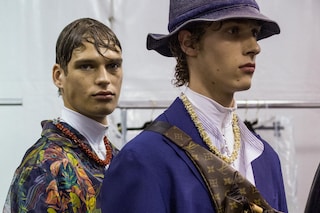 Louis Vuitton backstage ss18 menswear paris show