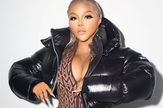 Lil Kim by Drew Vickers for MACKAGE AW22