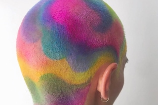 Janina zais buzzcut hair colour dye 