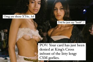 @socks_house_meeting spoofs the AW23 crowd