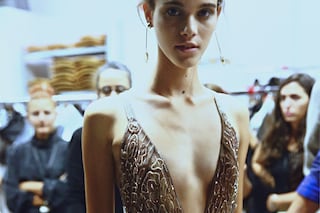 Backstage Giorgio Armani SS15 Milan Paolo Musa