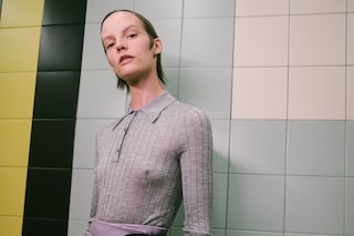 Backstage at Prada SS20 2
