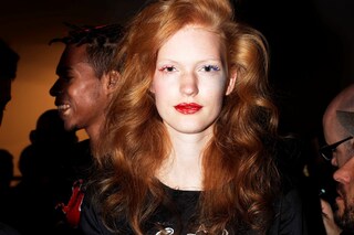 Claire Barrow backstage Fashion East SS14 by Rebec
