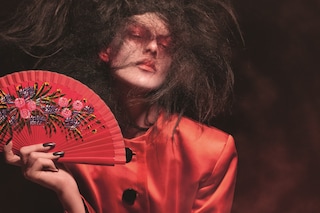 Alex box make up artist dazed archive performance red