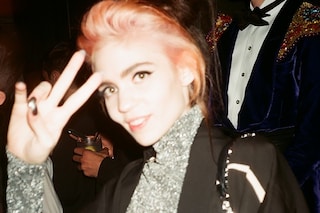 Grimes at Rihanna&#39;s Met Ball afterparty New York