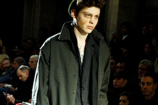 Yohji Yamamoto AW15 Green Bowler Hat Khaki Two Piece 
