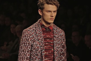 Missoni Red Knitted Suit Milan AW15
