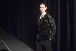 Thom Browne AW15 Mens Black Corduroy Double Breasted Jacket