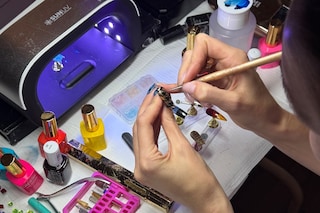 BTS of Euphoria’s nails with Caroline Cotten