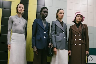 Backstage at Prada SS20 3