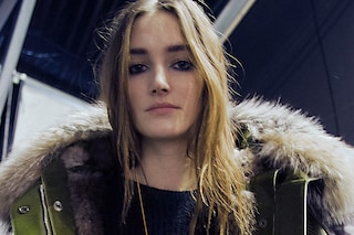 Roberto Cavalli AW15 Dazed backstage Womenswear fur collar