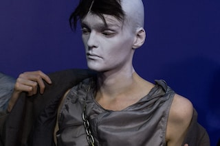 Backstage at Rick Owens paris pfw