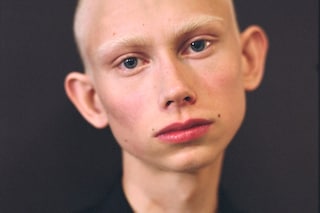 Rick Owens Harry Eelman models Walrus Mastodon casting
