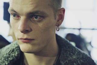 Antonio Marras AW15 Backstage Model Earring Jacket Crew Cut