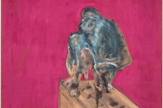 Francis Bacon, “Study for Chimpanzee” (1957). Oil and pastel
